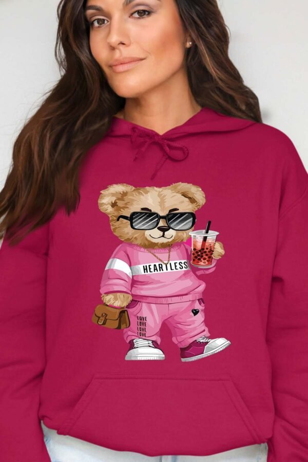 Bear Heartless - Sweat Capuche Femme