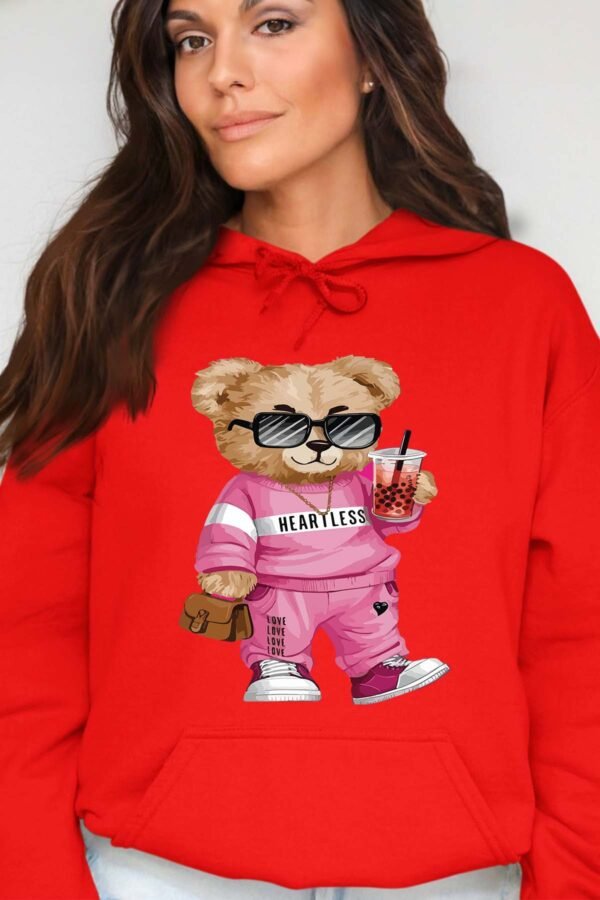 Bear Heartless - Sweat Capuche Femme