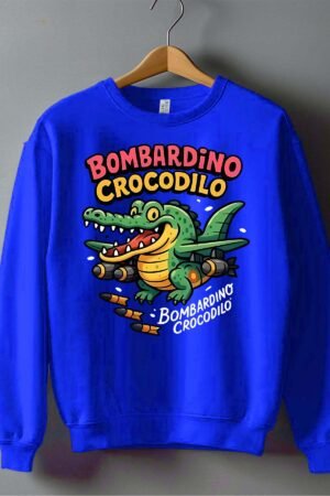 Bombardino – Sweat Col Rond Garçon – Bleu Roi