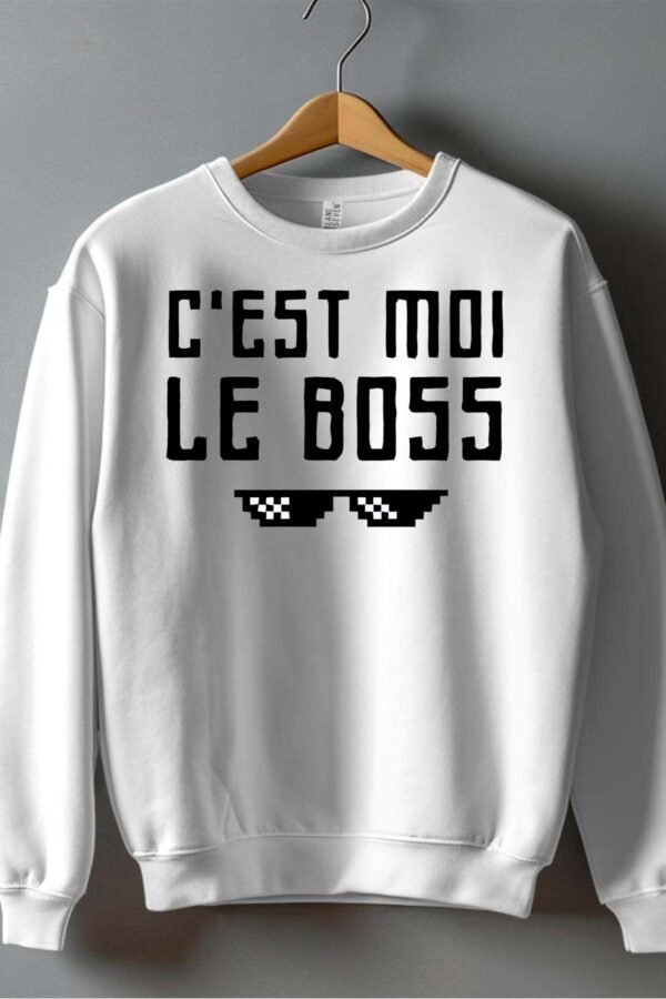 Sweat Col Rond Garçon en Gros | Boss lunette Thug