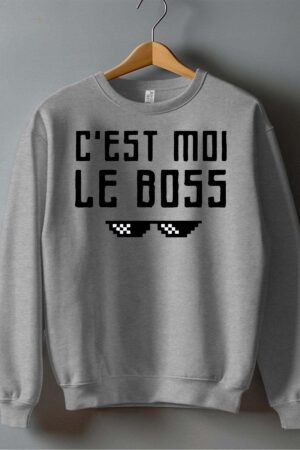 Sweat Col Rond Garçon en Gros | Boss lunette Thug