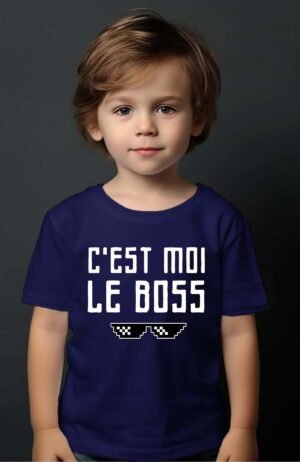 Boss lunette Thug – Tshirt Garçon – Marine