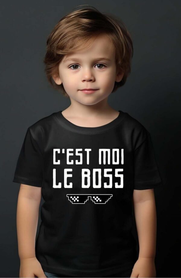 T-shirt Garçon en Gros | Boss lunette Thug