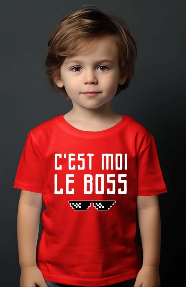 T-shirt Garçon en Gros | Boss lunette Thug