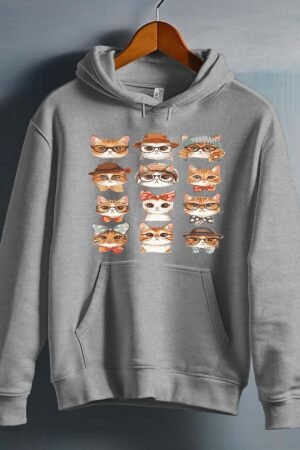 Sweat Capuche Fille en Gros | Cat Familly