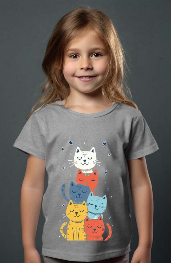 T-shirt Fille en Gros | Cat calm