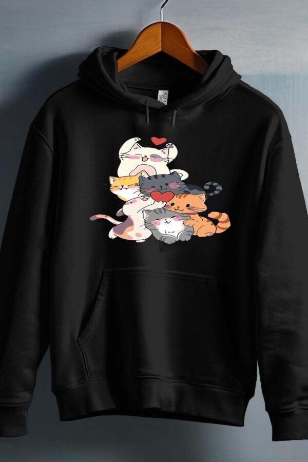 Sweat Capuche Fille en Gros | Cat joy