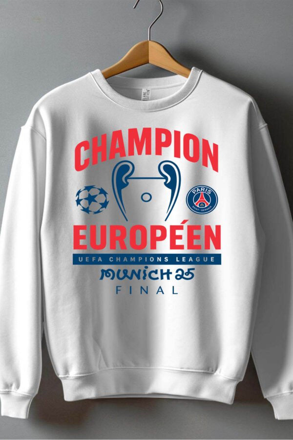 Sweat Col Rond Garçon en Gros | Champion Europeen Psg