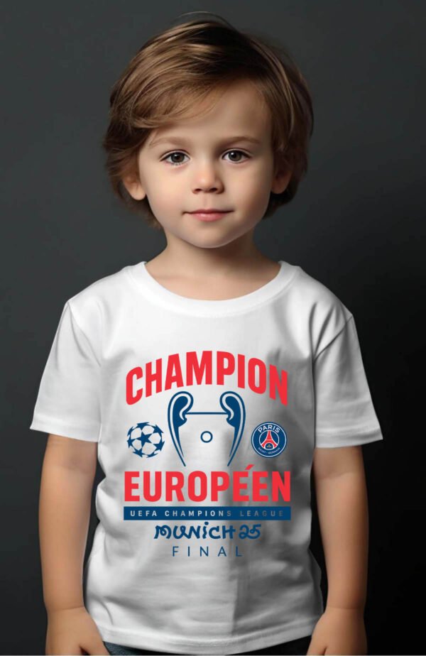 T-shirt Garçon en Gros | Champion Europeen Psg