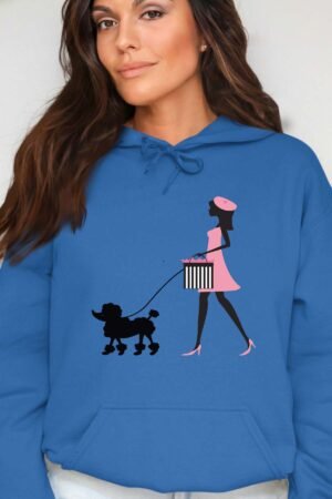 City Chic – Sweat Capuche Femme – Bleu Roi