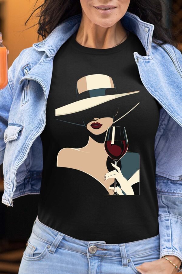Class Wine Girl - Tshirt Femme
