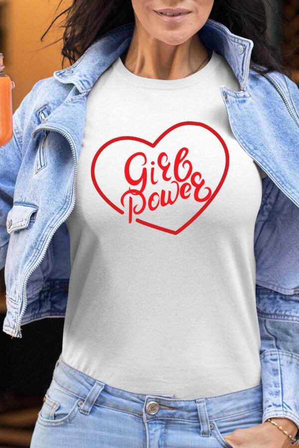 Coeur POWER - Tshirt Femme