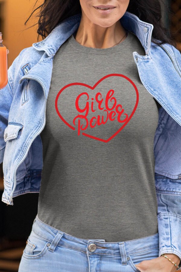 Coeur POWER - Tshirt Femme