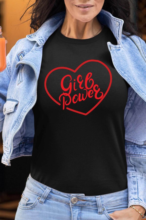 Coeur POWER - Tshirt Femme