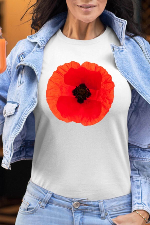 Coquelicot rouge - Tshirt Femme
