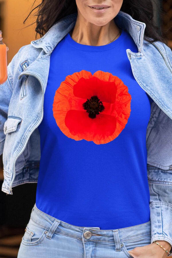 Coquelicot rouge - Tshirt Femme