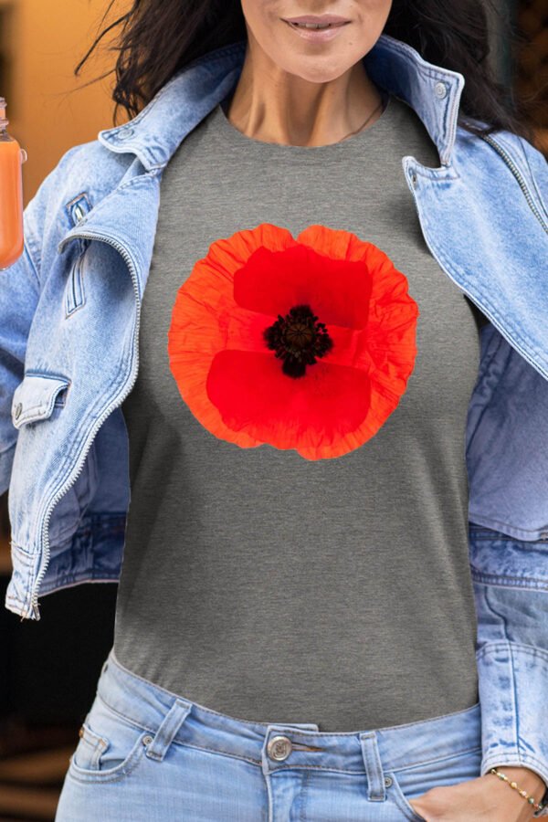 Coquelicot rouge - Tshirt Femme