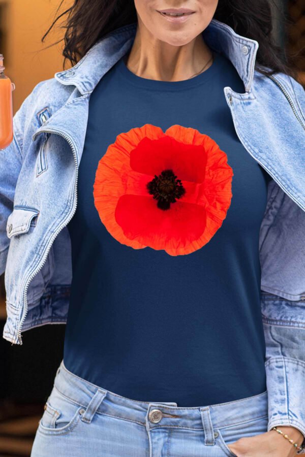 Coquelicot rouge - Tshirt Femme