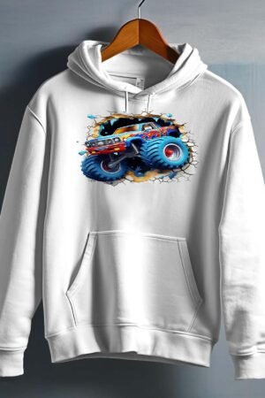 Sweat Capuche Garçon en Gros | Crack Monster truck