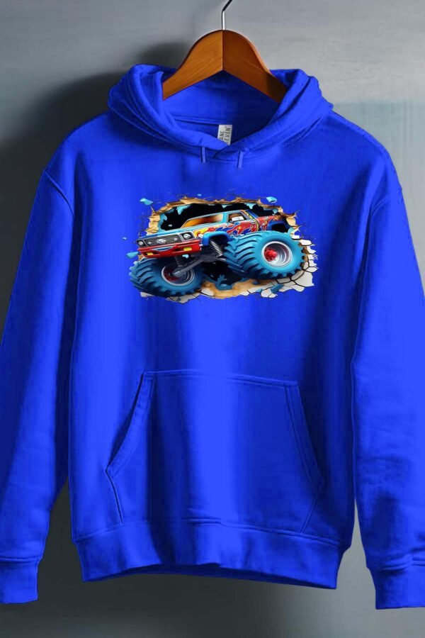 Sweat Capuche Garçon en Gros | Crack Monster truck