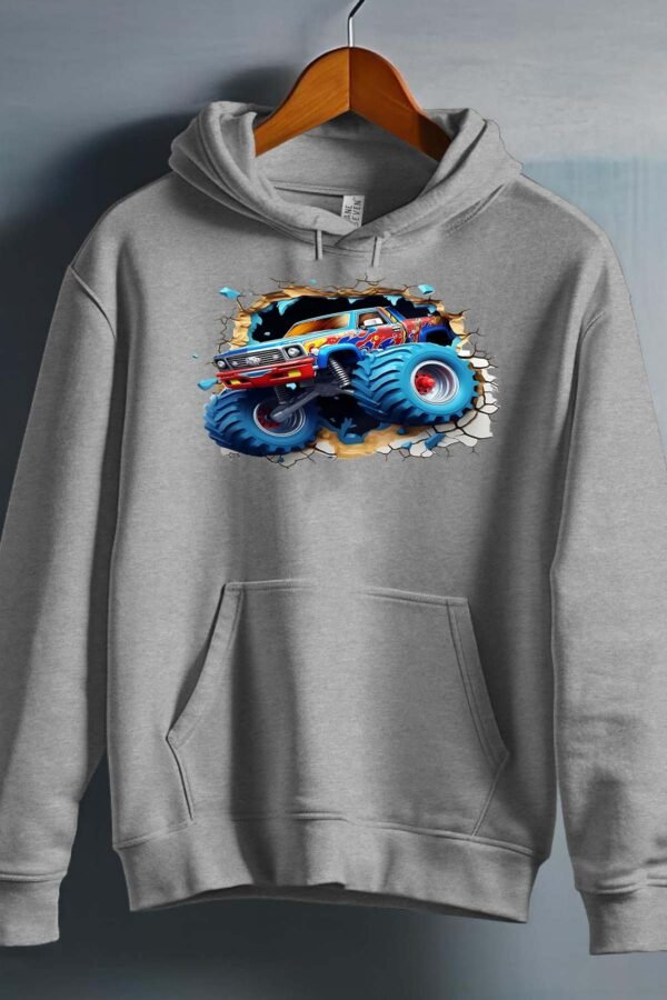 Sweat Capuche Garçon en Gros | Crack Monster truck