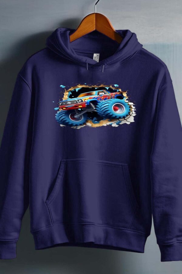 Sweat Capuche Garçon en Gros | Crack Monster truck