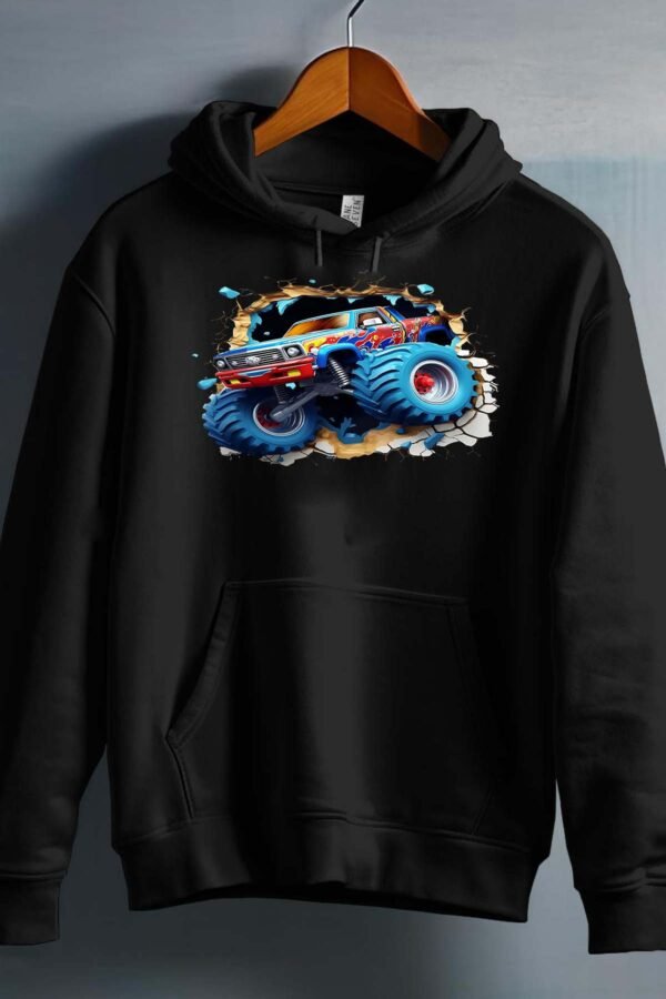 Sweat Capuche Garçon en Gros | Crack Monster truck