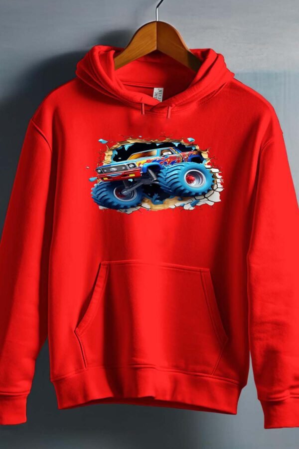 Sweat Capuche Garçon en Gros | Crack Monster truck