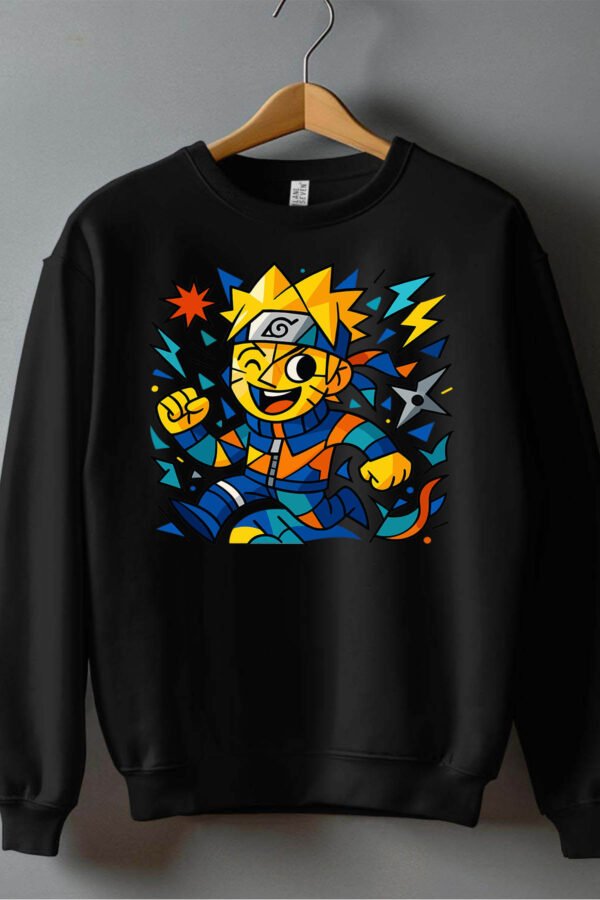 Sweat Col Rond Garçon en Gros | Cubisme konoha