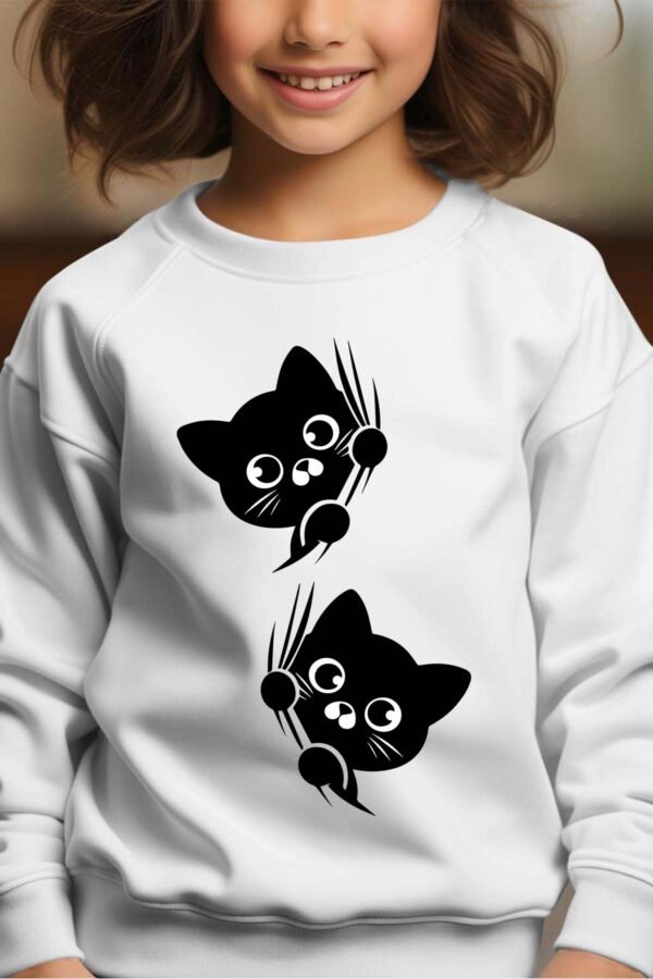 Sweat Col Rond Fille en Gros | Curious Cats