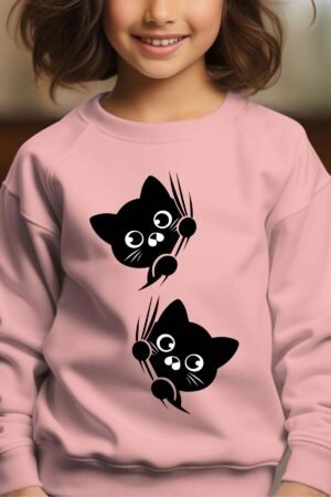 Sweat Col Rond Fille en Gros | Curious Cats