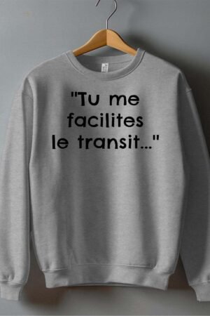 Facilite Transit – Sweat Col Rond Garçon – Gris