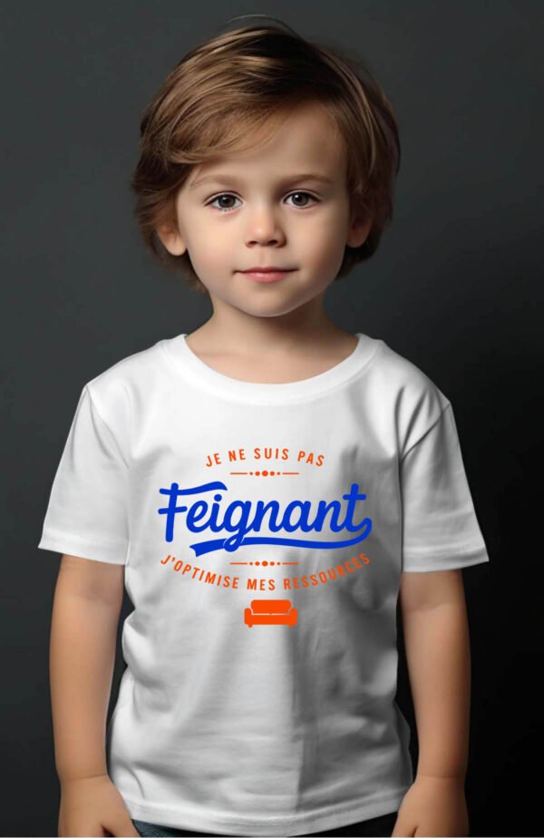T-shirt Garçon en Gros | Feignant Optimise