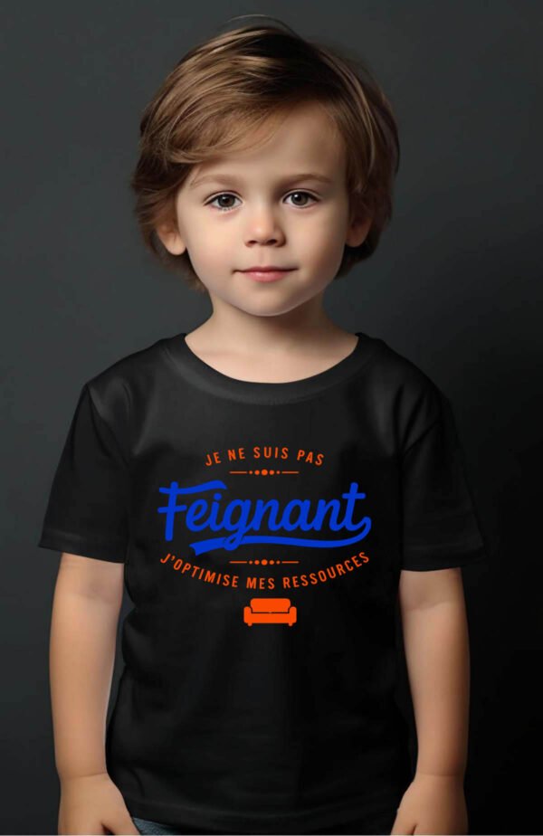 T-shirt Garçon en Gros | Feignant Optimise
