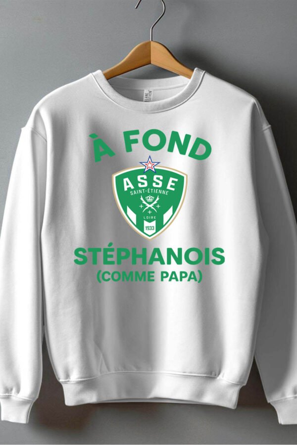 Sweat Col Rond Garçon en Gros | Fond St etienne papa