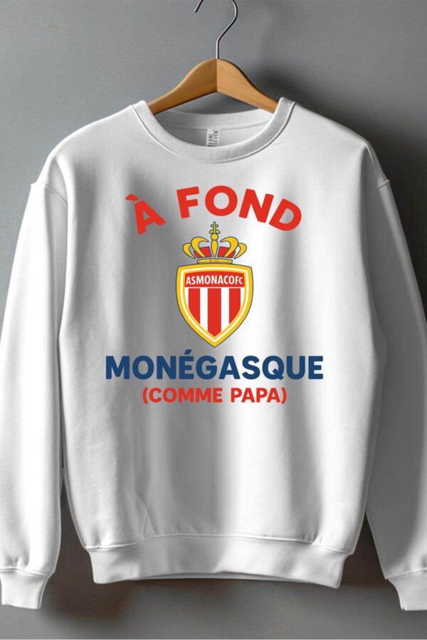 Sweat Col Rond Garçon en Gros | Fond monaco papa