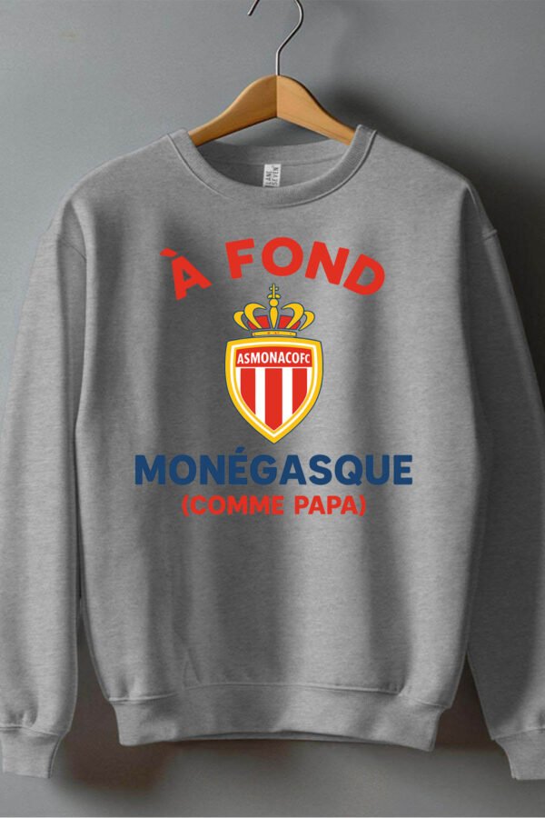 Sweat Col Rond Garçon en Gros | Fond monaco papa
