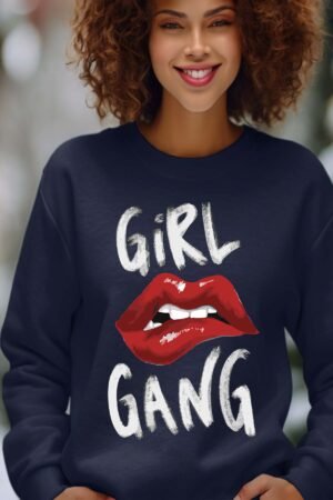 Sweat Col Rond Femme en Gros | Girl Gang