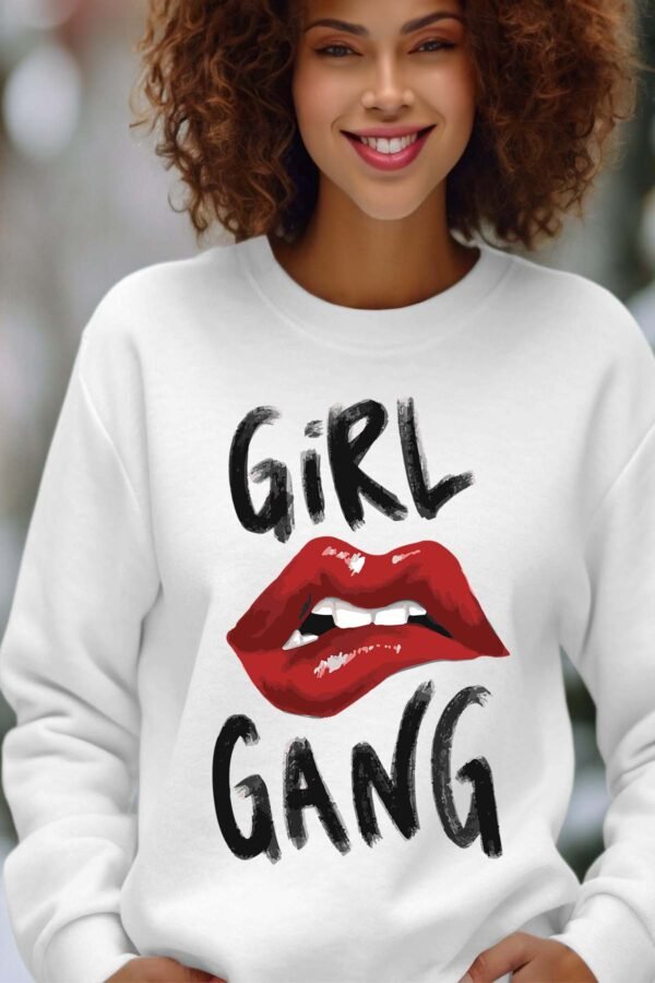 Sweat Col Rond Femme en Gros | Girl Gang