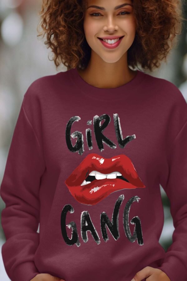 Sweat Col Rond Femme en Gros | Girl Gang
