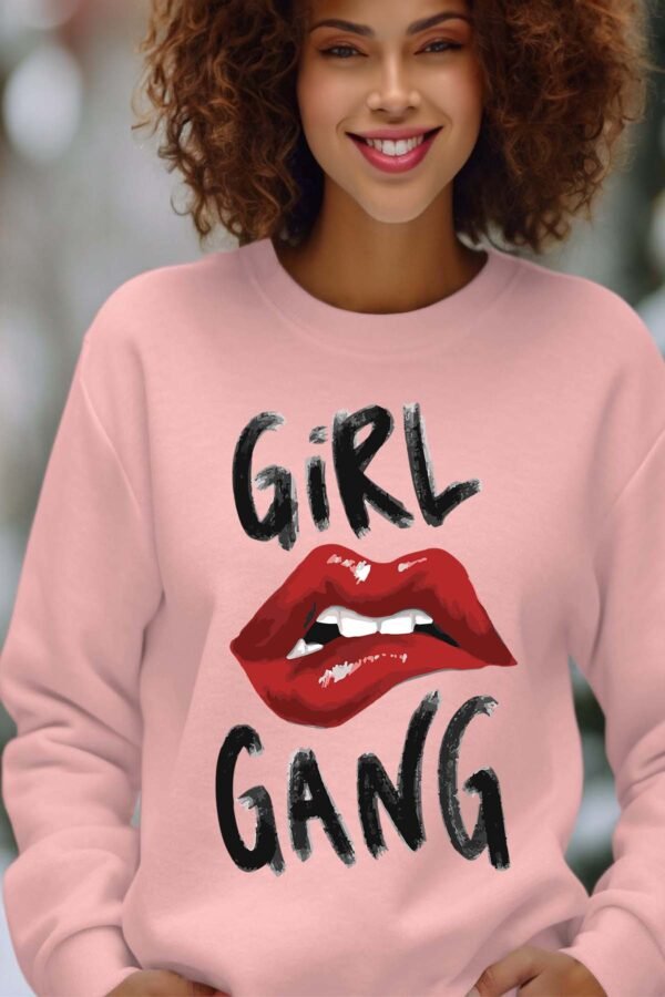 Sweat Col Rond Femme en Gros | Girl Gang