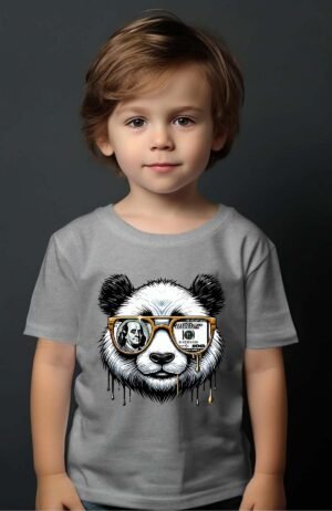 Grizzly Vision – Tshirt Garçon – Gris