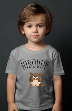 HIBOUDE – Tshirt Garçon – Gris