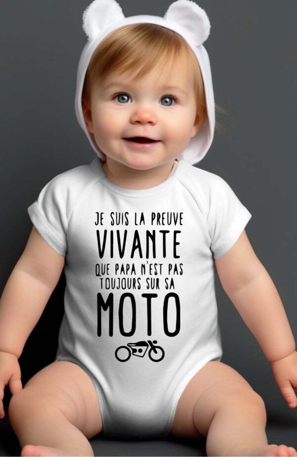 La preuve Moto - Body Bébé Fille