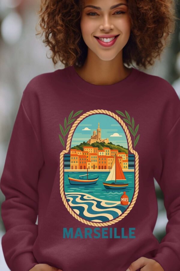 Sweat Col Rond Femme en Gros | MARSEILLE PopVoyage