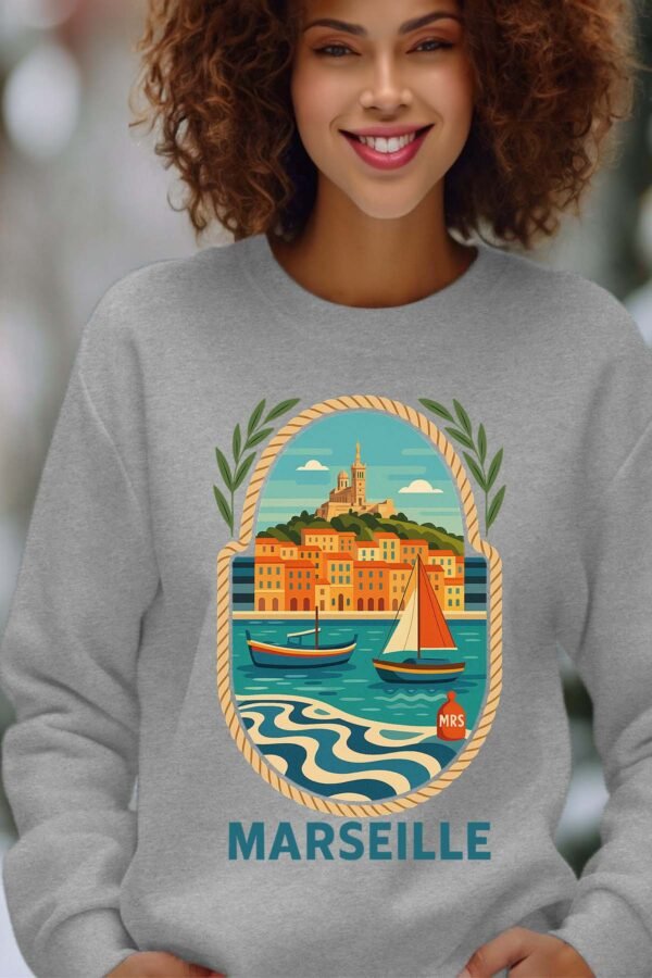 Sweat Col Rond Femme en Gros | MARSEILLE PopVoyage