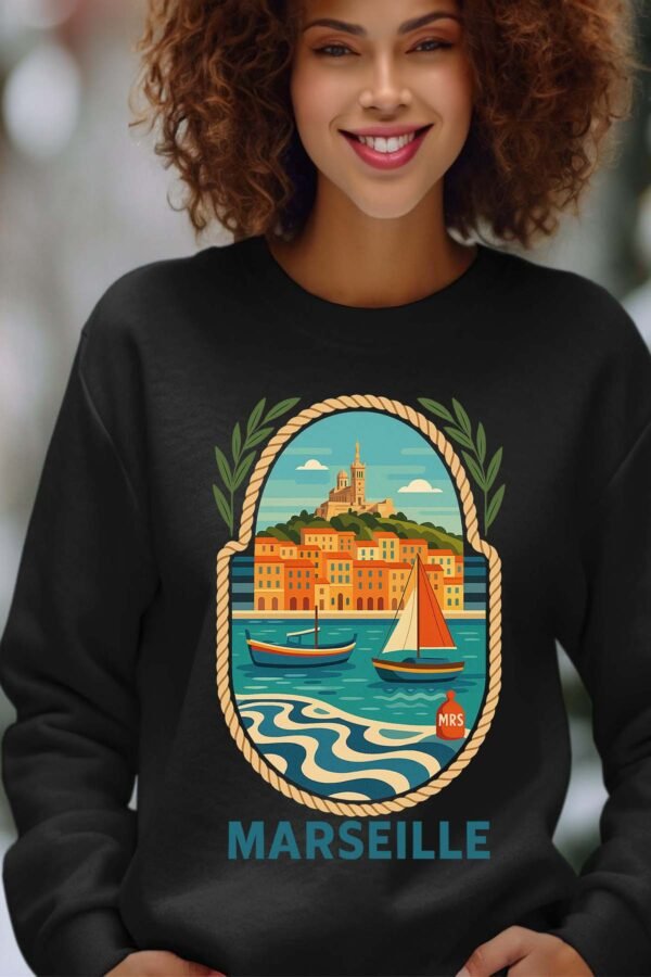 Sweat Col Rond Femme en Gros | MARSEILLE PopVoyage