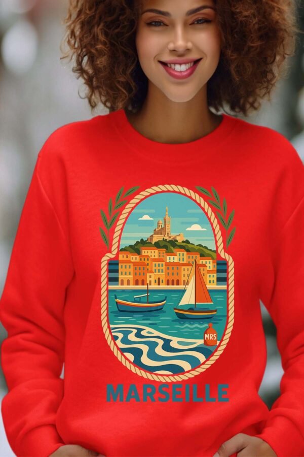 Sweat Col Rond Femme en Gros | MARSEILLE PopVoyage