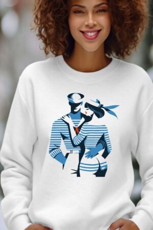 Sweat Col Rond Femme en Gros | Marin Chic