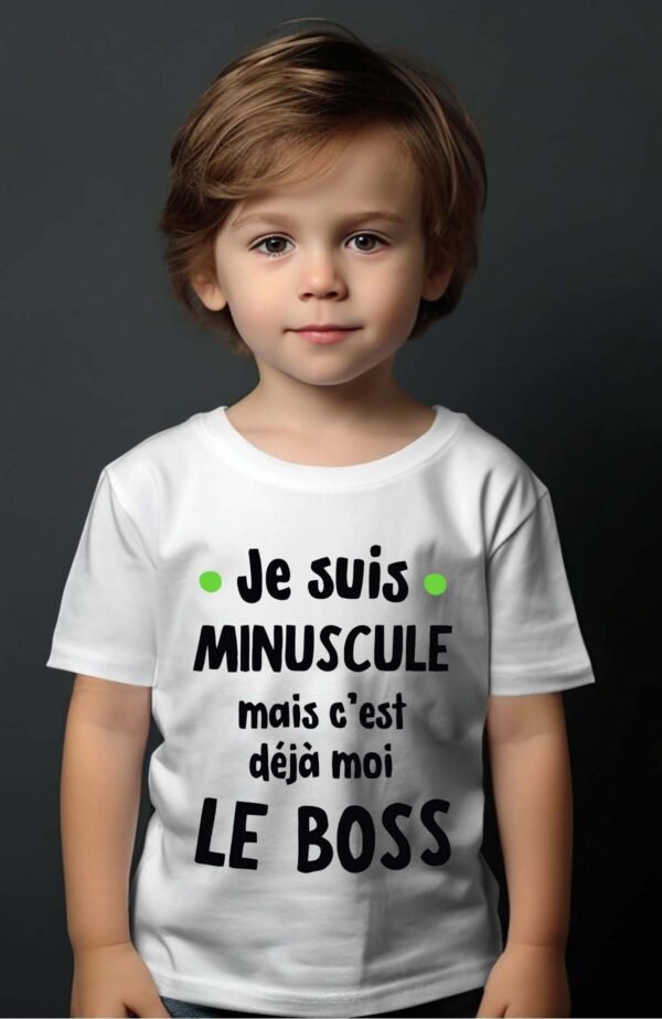 T-shirt Garçon en Gros | Minuscule Boss